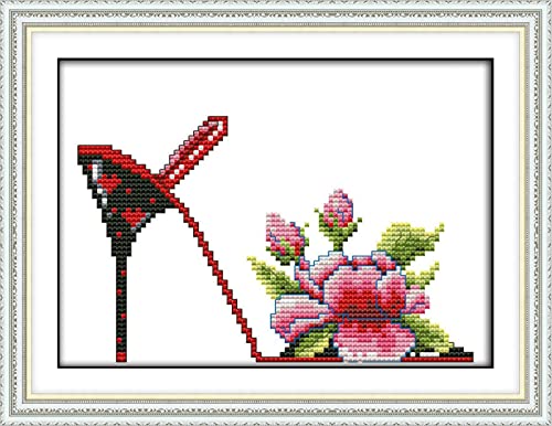 Kit Point de Croix Estampé Débutant : Finis les Fils Emmêlés 40x50 cm