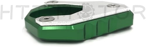 Miniatura 4 de HTTMT KAW-253VER6500618 - Almohadilla de extensión de soporte lateral compatible con Kawasak Versys 650 2015 2016 2017 2018 verde
