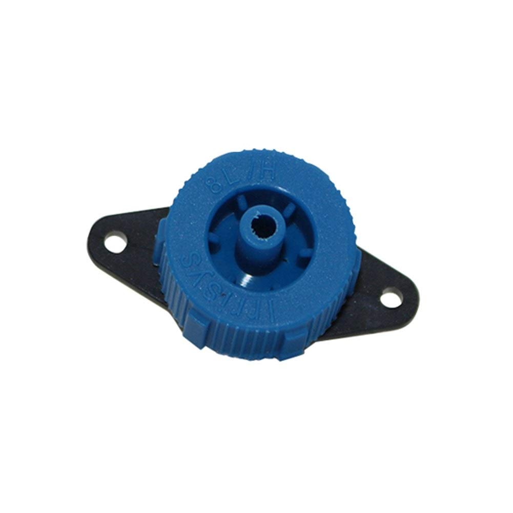 Rociadores de riego de jardín 200 piezas Jardín 4L / 8L H/H emisor de presión de compensación Gotero manguera de riego por goteo Micro Cabeza de ahorro de agua de riego con gotero (Color : 8L)