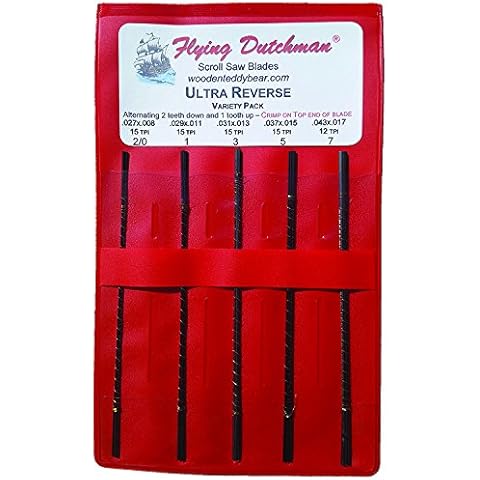Flying Dutchman Ultra Reverse Five Dozen Scroll Saw Blade Variety Pack Cover