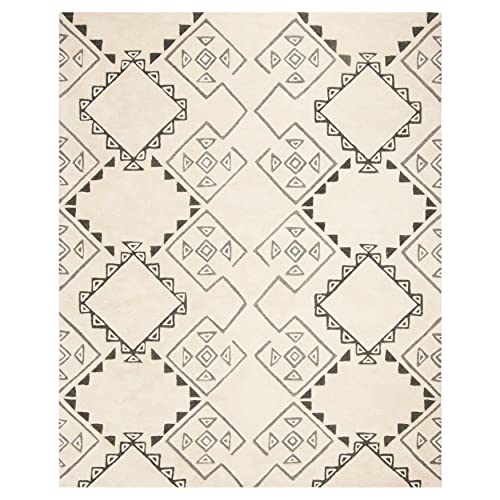 Image of Modern Handmade Woolen Carpet for Living Room Bedroom and Hall Size 9 x 12 Feet Color Multi