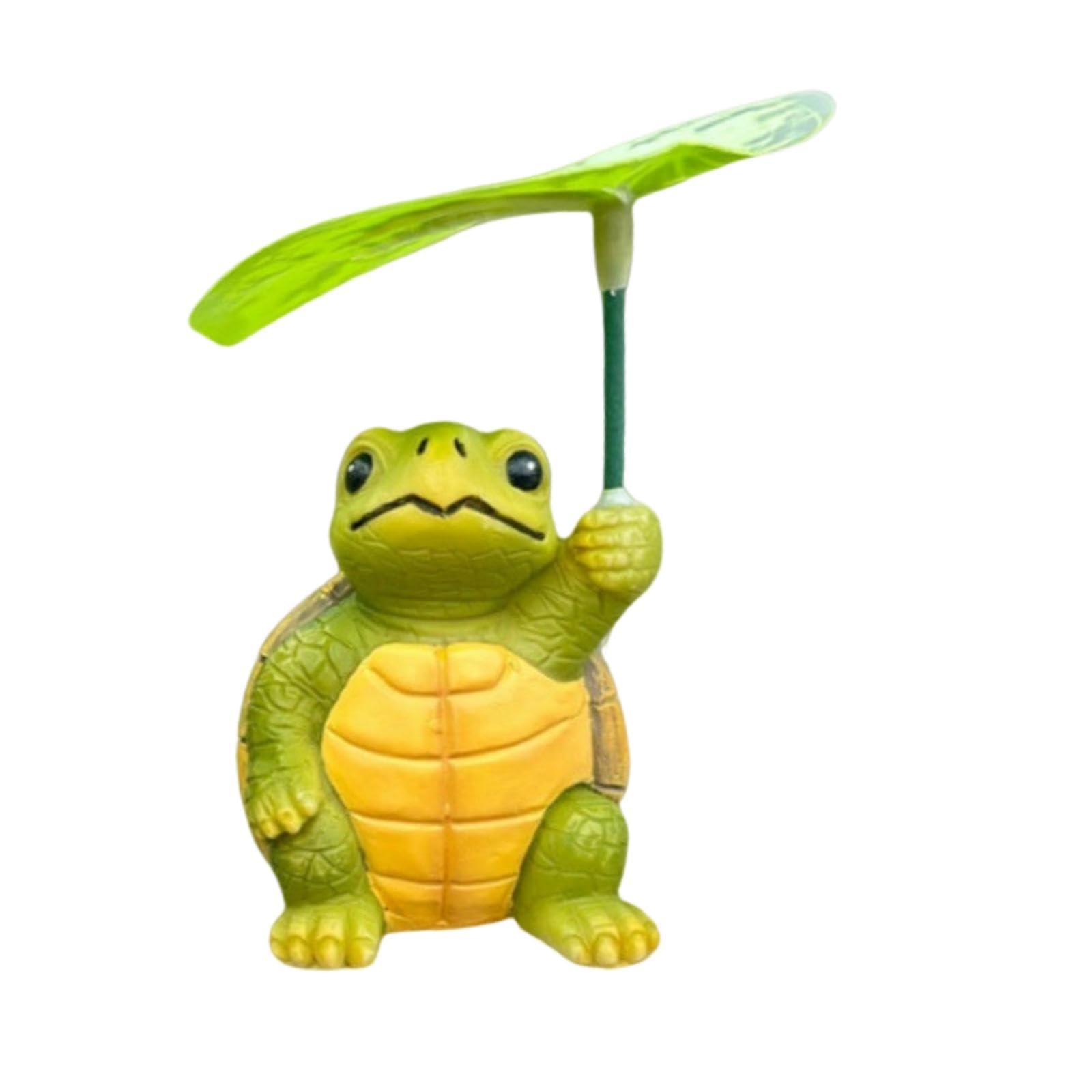 Figurine miniature d'animal pour sculpture de jardin extérieure
