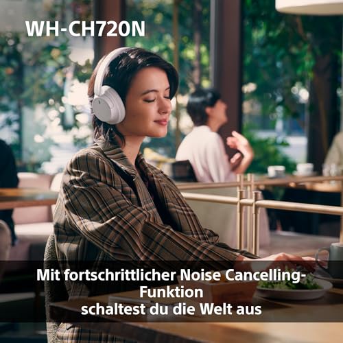 Sony WH-CH720N Kabelloser Bluetooth-Kopfhörer mit Noise Cancelling - bis zu 35 Stunden Akkulaufzeit und Schnellladefunktion - Schwarz – Bild 5