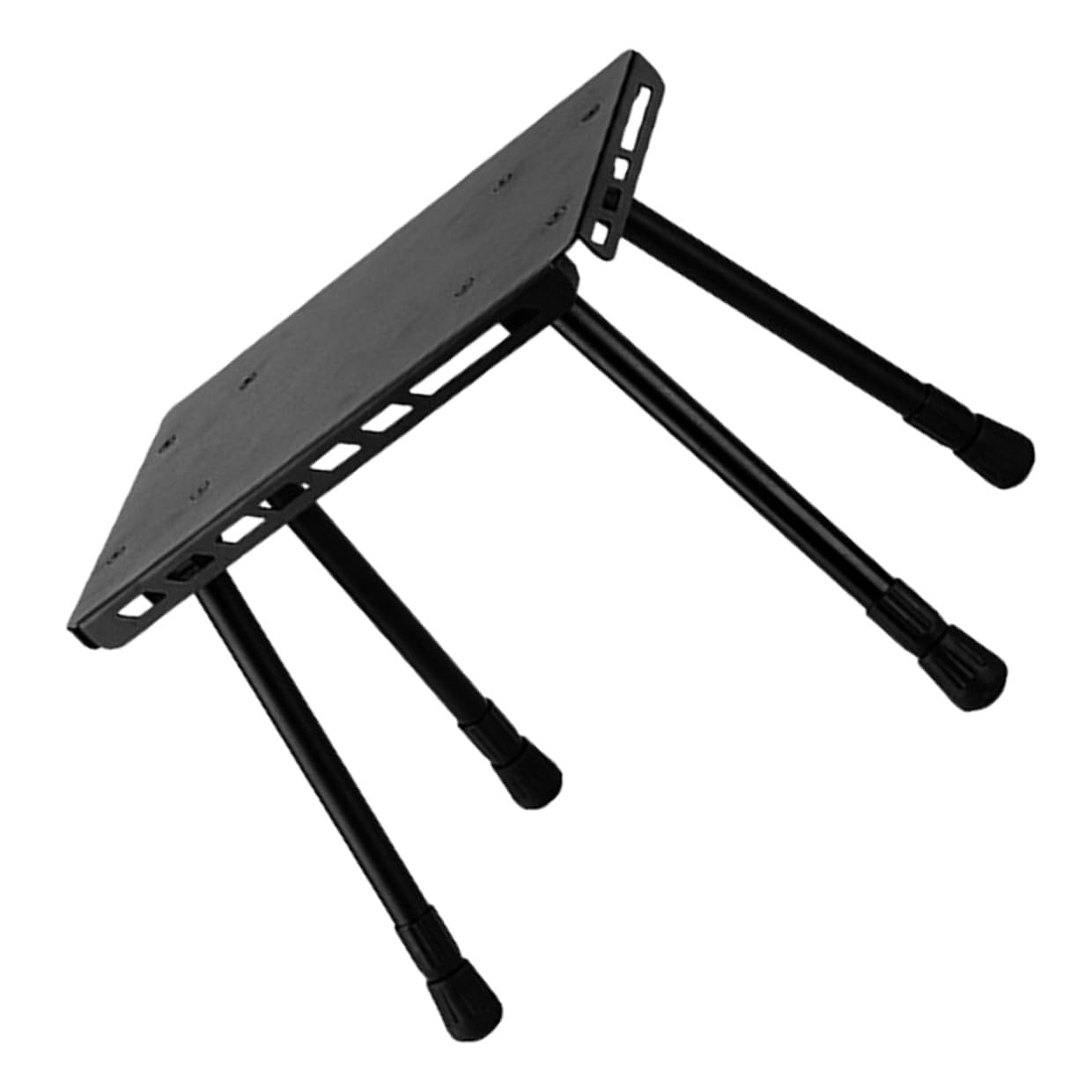 Table de Camping Pliante Compacte en Fer, Petite Table D’appoint Noire | Pliable et Facile à Transporter, Usage Randonnée et Fête Extérieure, Format Mini
