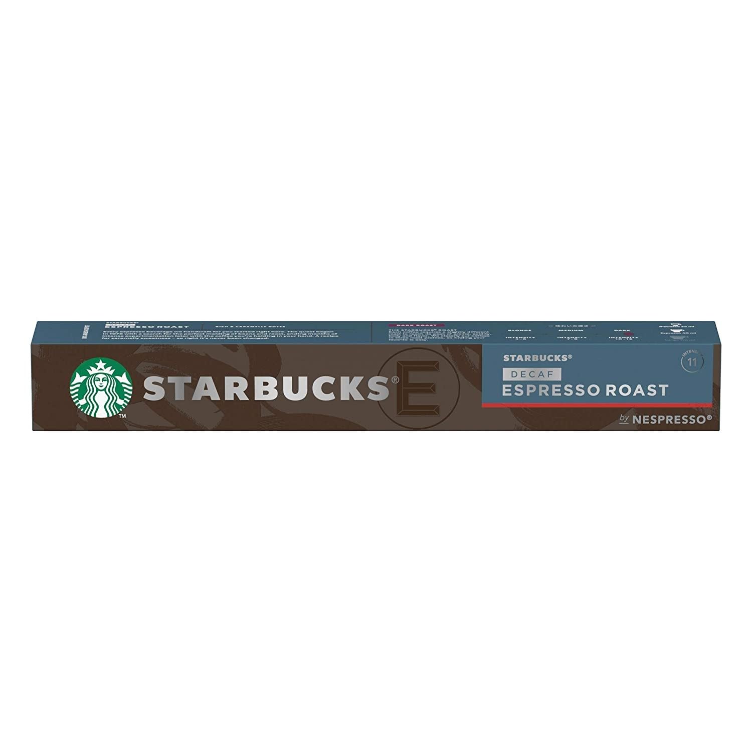 Starbucks® - Decaf Espresso Roast by Nespresso® Dark Roast - 12x10 Kapseln