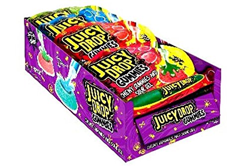 Topps Juicy Drop Gummies , 16 Count (SUGAR CANDY - REGULAR SIZE)