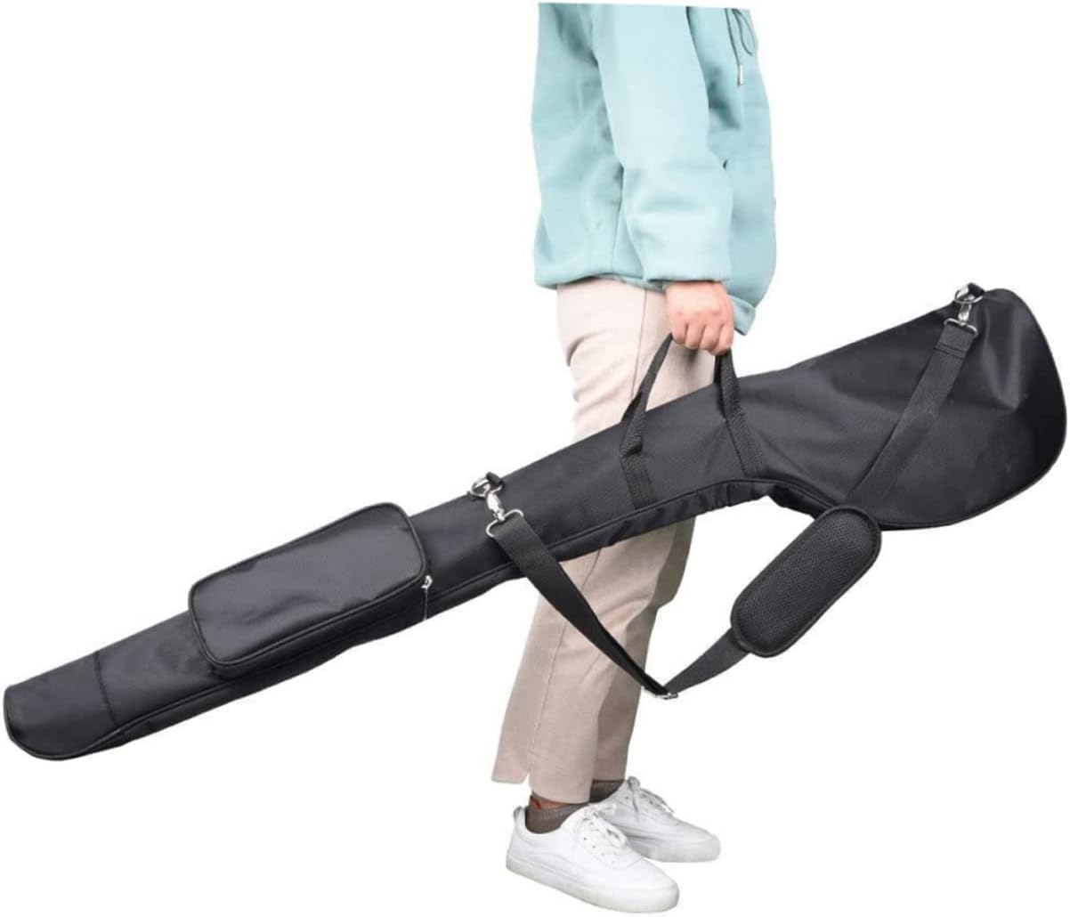 HEMOTON Folding Golf Club Carrier Bag Single Shoulder Portable Golf Pouch Wear Resistant Reusable Golfing Bag Compact and Lightweight Design