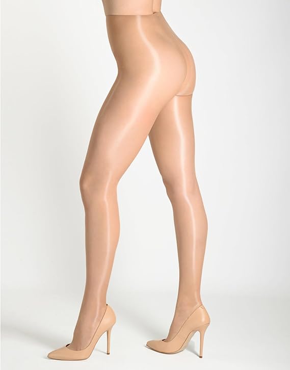 Cecilia de Rafael Eterno Super Lucido Shiny Tights-Dore-Large