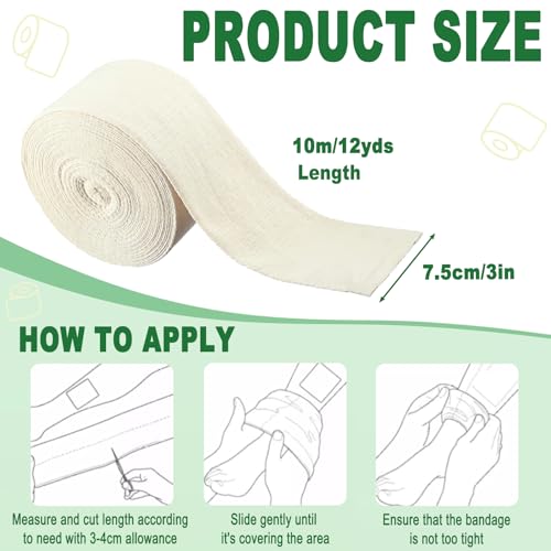 elastic tubular support bandage stockinette tubing for arm legs knees compression tube bandage roll for tissue support 334 x 11 yd size d