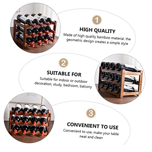 Soporte clásico para botellas de vino miniatura 7