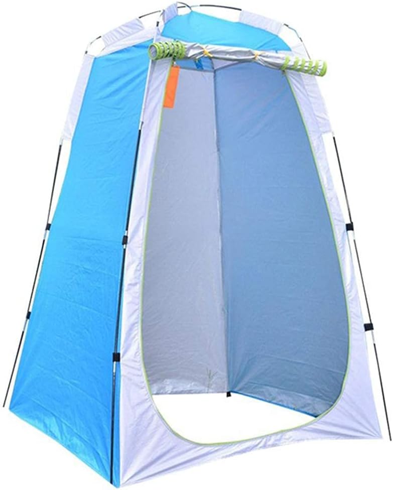 Outdoor Shower Privacy Tent Shower Tent Dressing Tent, Waterproof Portable Up Toilet Tents for Outdoor Shower Camping (Blue 120x120x190cm) (Blue 120x120x190cm) (Blue 120x120x190cm)