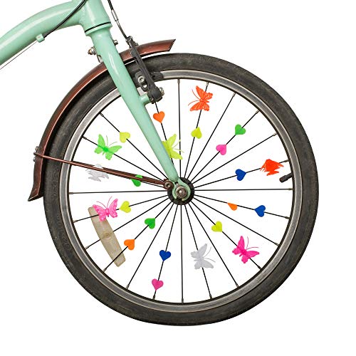 image for YuCool 183 Pcs Assorted Colors Bike Wheel Spoke Decorations,Bicycle Pl