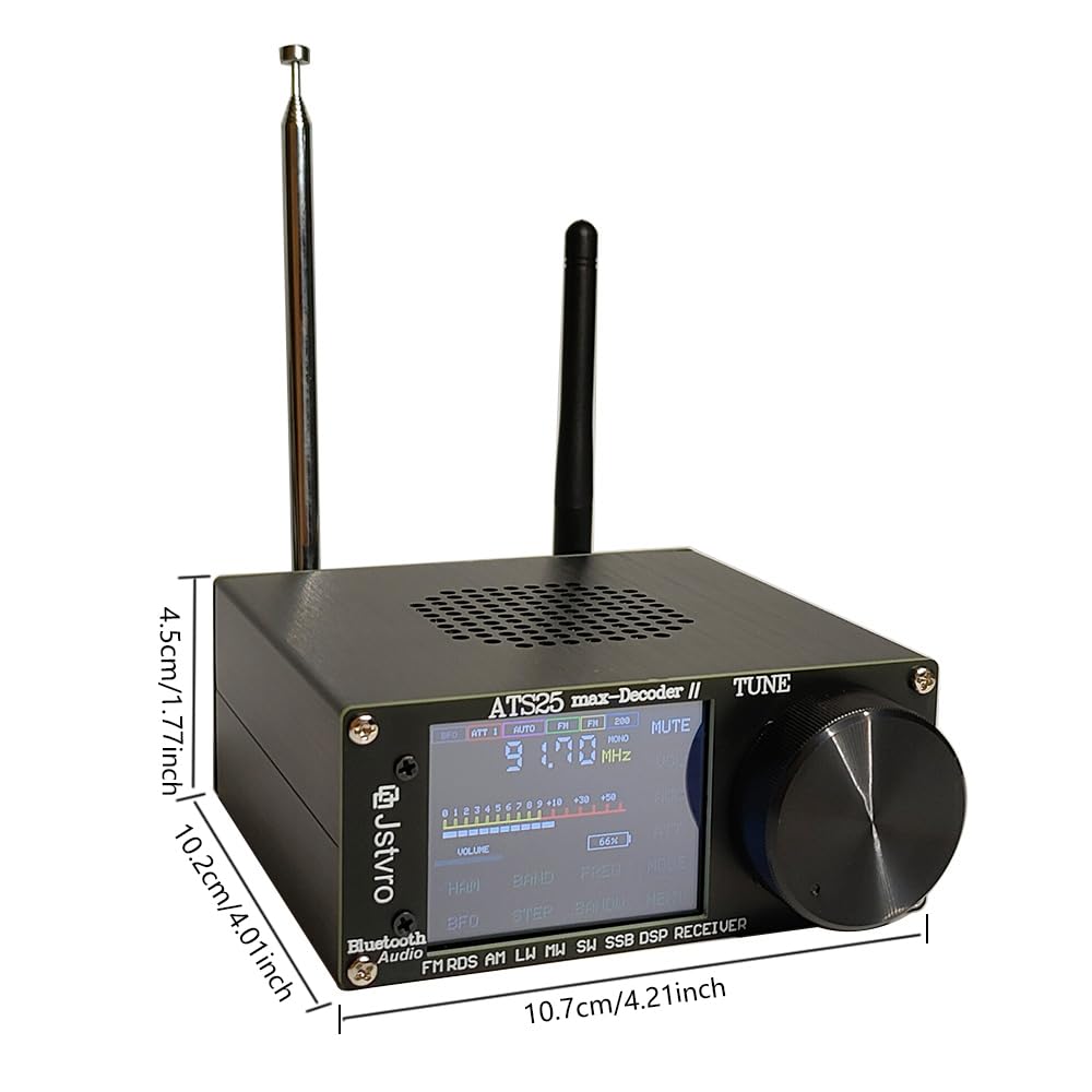 Amazon.com: Upgraded SI4732 ATS25 Max-Decoder II Shortwave Radio