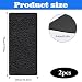 Eulihent 2 Pcs Treadmill Mat Floor Protector Anti Vibration Turbo Trainer Mat Non-Slip Exercise Equipment Mat Heavy-Duty Stable Gym Floor Mats for Fitness, Cycles, Rowers, Cross Trainers (28 x 70cm)