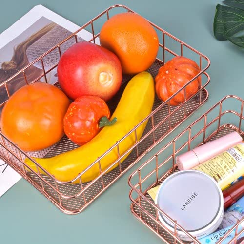 Pinsheng Cestello Portaoggetti in Ferro Battuto