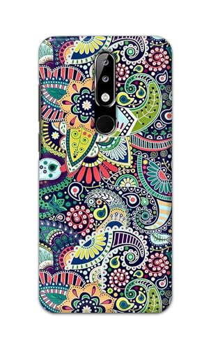 Image of Printed Hard Back Cover for Nokia 5.1 Plus | Nokia 5.1+ Back Cover (Miraculous Patterns) -190724(DP)
