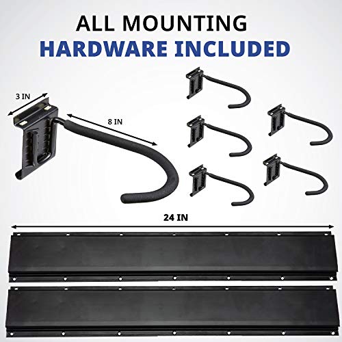 RaxGo-Garage-Bike-Rack-Wall-mounted-Bicycle-Storage-Hanger-6-Adjustable-Hooks-Universal-for-Indoor-Home-Use