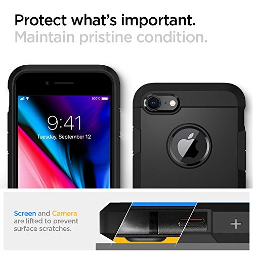 Spigen Tough Armor [2Nd Generation] Designed For Iphone 8 Case (2017) / Designed For Iphone 7 Case (2016) - Black #TOP4