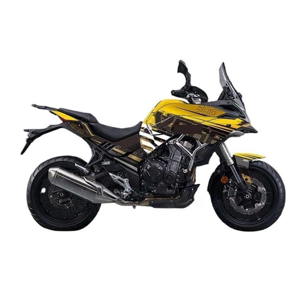 Protège réservoir moto 500DS kit de stickers finition premium