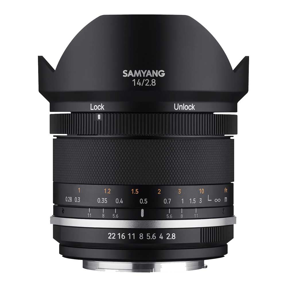 Samyang White Mf 14Mm F2.8 Mk2 Ae Manual Focus Lens For Nikon F