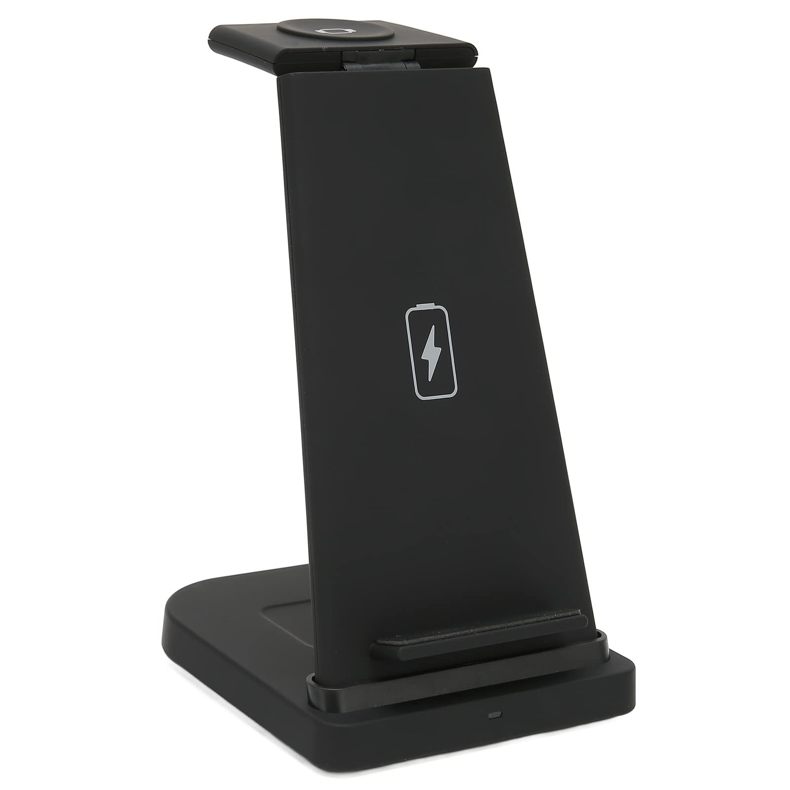 Haofy Caricatore Wireless 3 in 1 Design Ergonomico Diviso Supporto di Ricarica da 15 W per Dispositivi IOS Uso in Viaggio Leggero