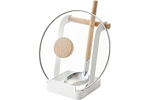 Steel and Wood Ladle & Lid Rest