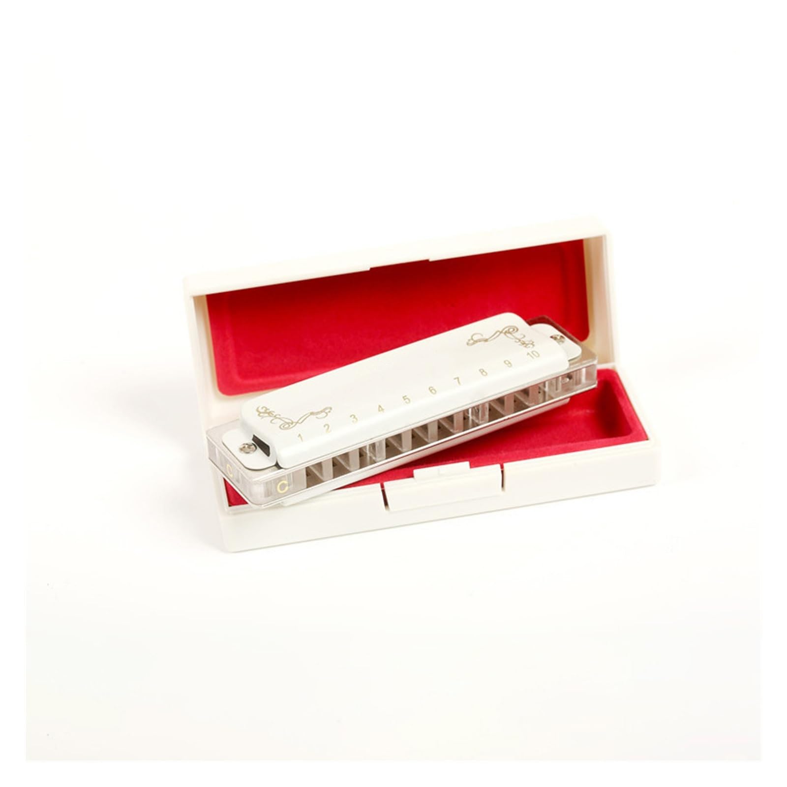 Mundharmonikas Professionelles 10-Loch-Mundharmonika-Musikinstrument