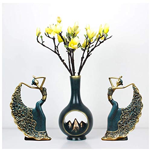 LXX Woonaccessoires & Decoratie Europese vaas Set Ornamenten Thuis Veranda Prachtige TV Kast Vaas Display Woonkamer Hars Handwerk Vaas (Stijl: A) - Afbeelding 7