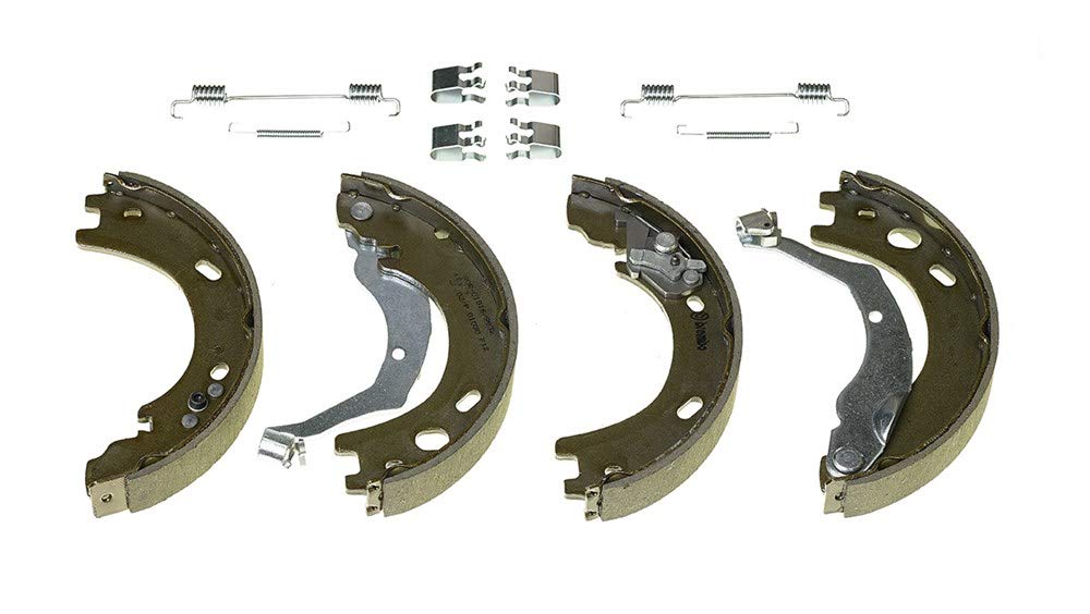 BREMBO S 44 510 Zestaw szczęk hamulcowych hamulec postojowy z akcesoriami z dźwignią hamulca pomocniczego tył