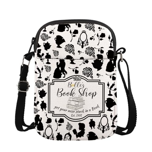 MAOFAED Fairy Tale Inspired Gift, Book Lover Gift, Fairytale Princess Crossbody Bag for Women Girls