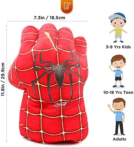 Superhero Gloves Kids Boxing Plush Hands Fists Gloves Toys Christmas for Boys and Girls 2 51pG+UGMidS. AC
