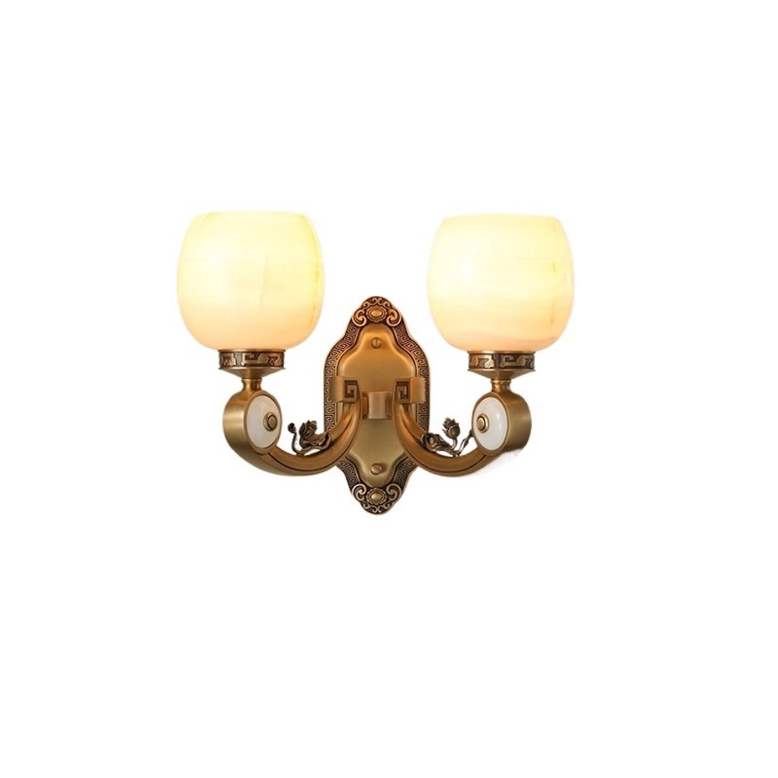 ZYYANSHOP Wall lamp Luxury Marble Copper Decorative Lamps Indoor Bedroom Corridor Wall Lighting