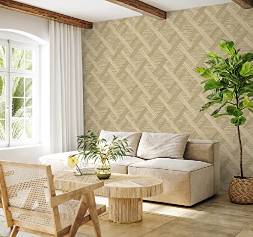 Papier peint texturé pour chambre et cuisine style Java Weave Shoreline - 3