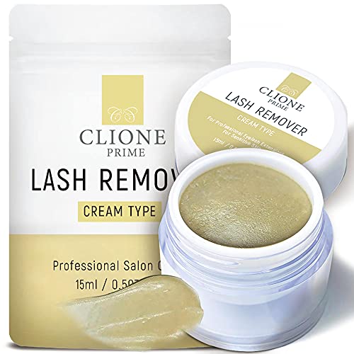 CLIONE PRIME Eyelash Extension Remover Cream - 15gm, No Eyelids Burning/Irritation, Formaldehyde-Free, Unscented CLIONE PRIME Eyelash Extension Remover Cream - 15gm, No Eyelids Burning/Irritation, Formaldehyde-Free, Unscented