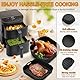Silikonform HeißLuftfritteuse für COSORI Turbo Tower Pro Heißluftfritteuse 10,8L Double Stack Airfryer, Airfryer Silikonform Antihaft für Air Fryer CAF-DC112-ADE & CAF-DC113S-ADE LEinsatz Zubehör