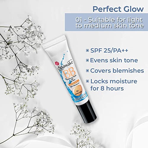 Spawake Bb Cream 02 Natural Glow, Spf25/Pa++, Full Coverage, All Skin Types, 30G - Image 5