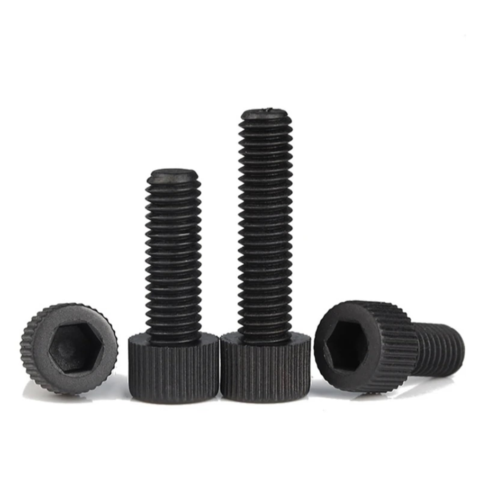 5~50 pezzi di isolamento in plastica esagonale a esagono incassato vite a testa cilindrica M3 M4 M5 M6 M8 M10 nylon nero bulloni lunghezza 4~18 mm(10mm,M10-5pcs)