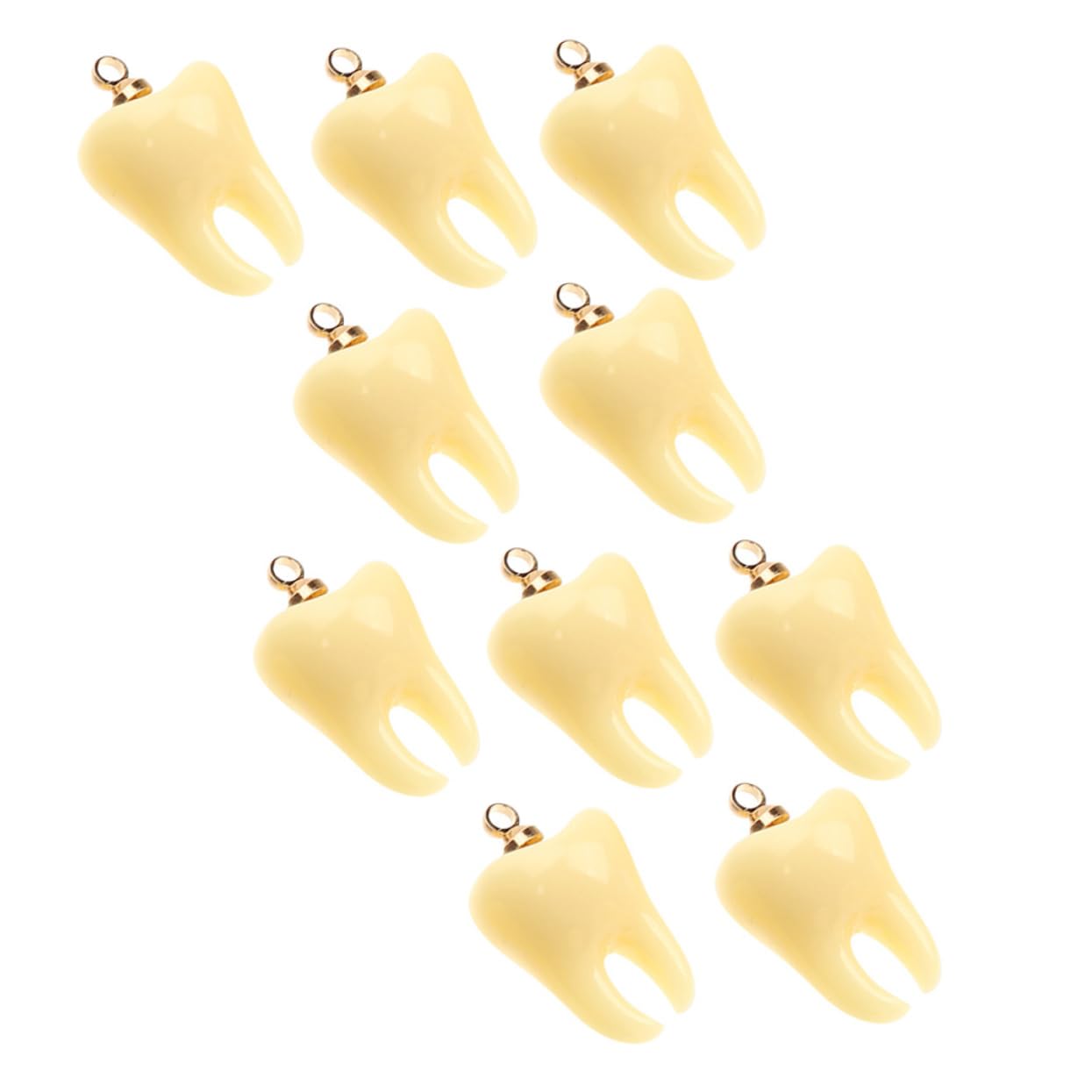 STOBOK 50pezzi Ciondoli Decorativi Forma Di Per Creazioni Fai Te Charm Per Collane Bracciali e Orecchini Accessori Divertenti Per Gioielli
