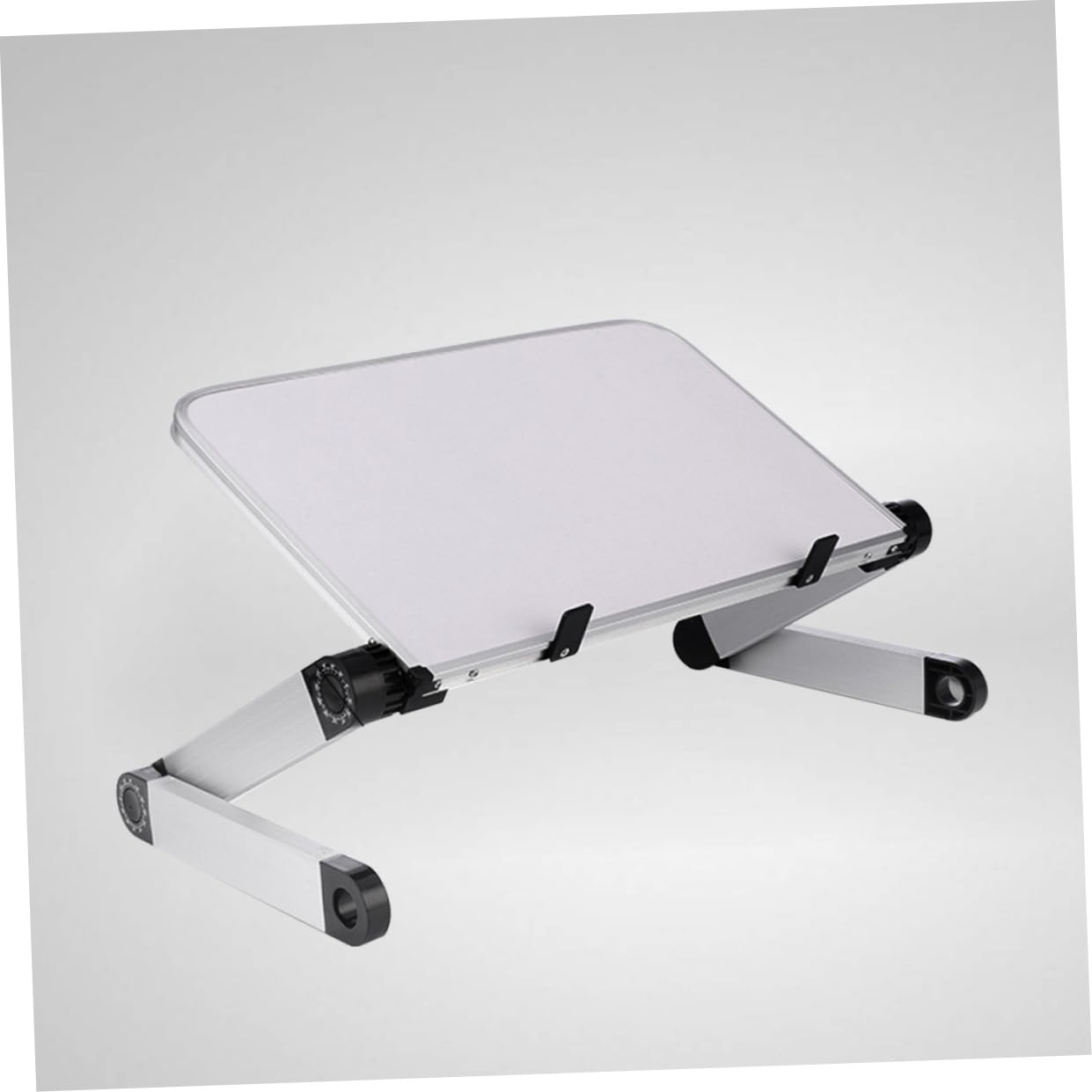 Supporto Per Laptop Regolabile in Alluminio Supporto Per Tablet Base Robusta Bordi Arrotondati Ergonomica Per Uso Da Scrivania