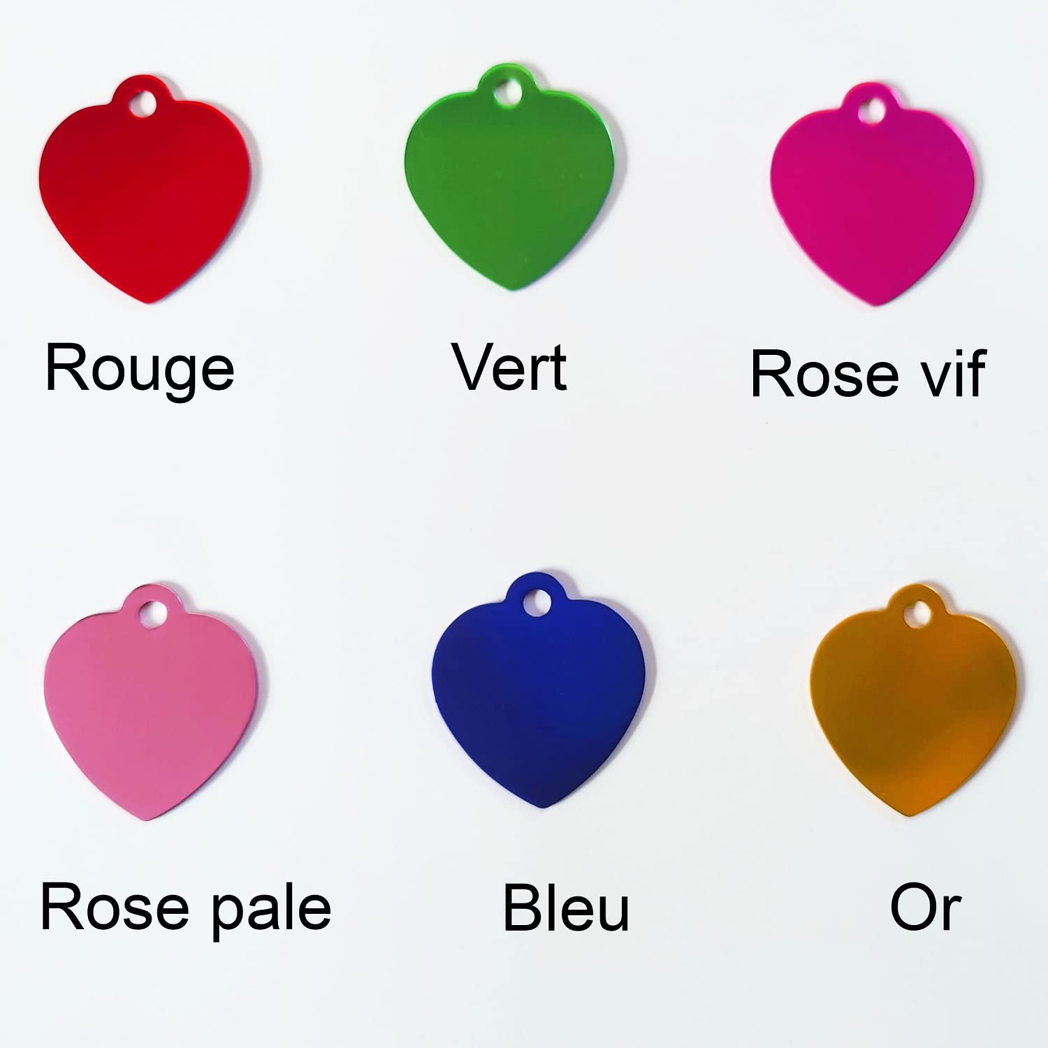 médaille chien et chat gravée personnalisée protection vernis +anneau différents coloris