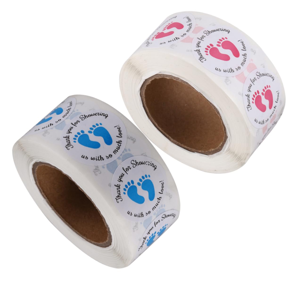 Alipis 3 Set Di Decorazioni Per Baby Shower Kit Di Impronte Etichette Adesive Adesivi in ​​2 Pezzi * 3