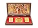 GoldGiftIdeas 24K Gold Plated NavDurga Photo Frame with Charan Paduka Box for Home