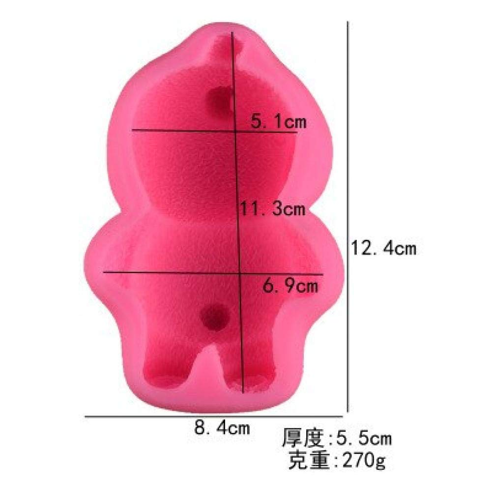 Moule À Fondant en Forme d'ours Couché 3D en Silicone pour Chocolat, Ours en Peluche Mignon, Moule De Décoration pour, Desserts, Gâteaux, Cupcakes, Jello, Glaçons, Savon, Argile Polymère,