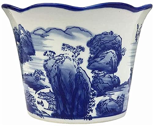 Pots en céramique jardinière en pot pour intérieur plantes vertes