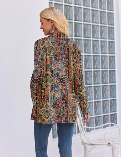 Zeagoo Women's Lightweight Cardigan Sweaters Open Front Long Sleeve Casual Loose Thin Cardigans with Pockets 20254