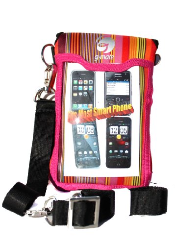 G-mate Neoprene Summer Strip Cell Phone Pouch All in One Design