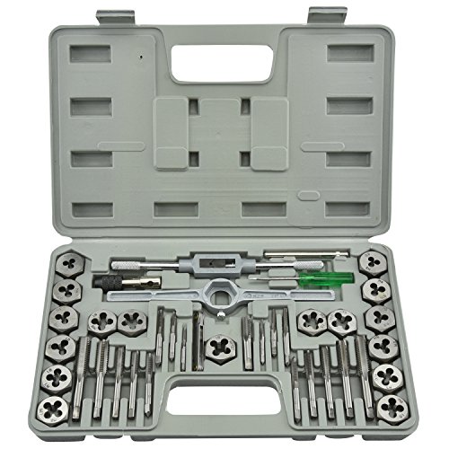 Neiko 4U-L22Q-4YPA Metric M3 To M12 Professional-Grade Tap and Die Set (40 Piece)