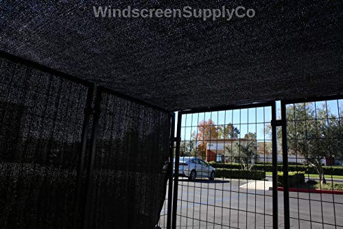 WindscreenSupplyCo 6ft x 12ft Dog Kennel Shade Covers, 85% Sunblock Shade, Top and Side Coverage, Knitted Shade Cloth… - Image 4