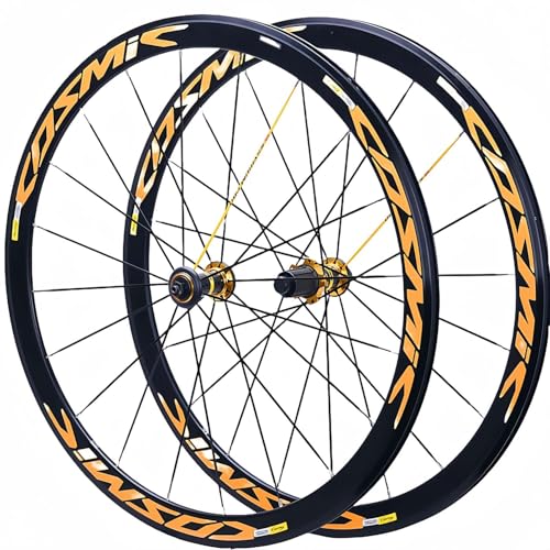 Juego De Ruedas para Bicicleta De Carretera,700C/30/40/50 Mm, Freno De Llanta V/C, Buje De Tubo De Fibra De Carbono para Juego De Ruedas De 7 A 11 Velocidades D,700C/50MM