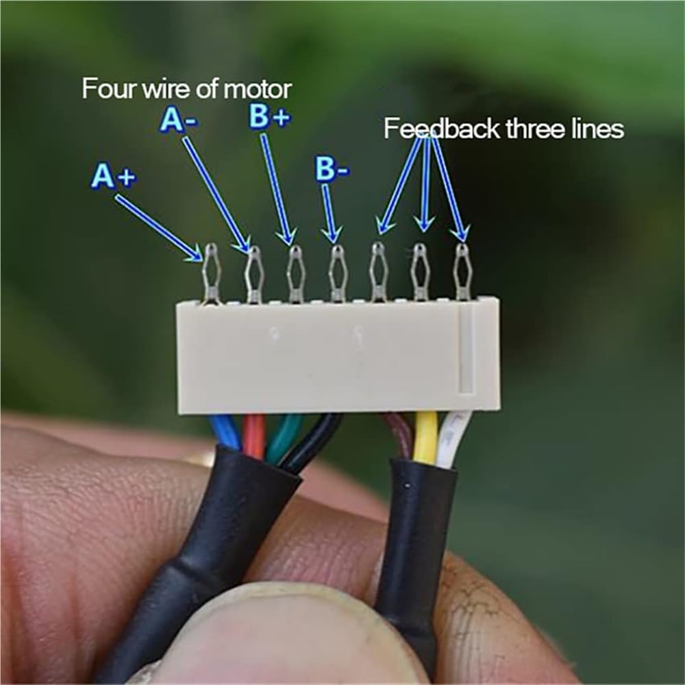 Motore per Apparecchiature Satellitari - Avviatore Elettronico Passo-Passo 2 Fasi, 4 Fili, 42 CC, 0,25 NM, Motore Passo-Passo di Precisione di 1,8 Gradi Motorino di avviamento per Auto